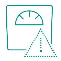 Sacel and warning icon